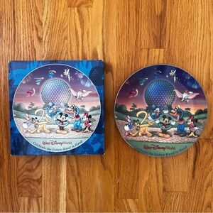 Disney World 2000 Millennium Collector Plate – Rare, in Original Box